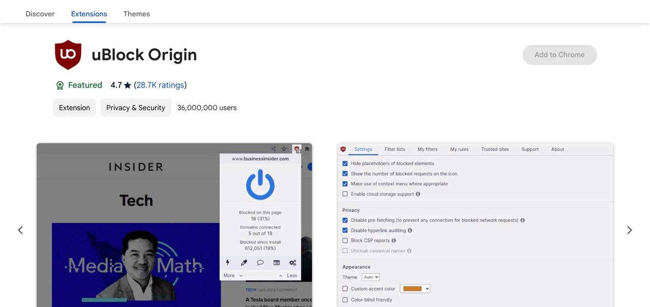 Download uBlock Origin