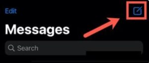 Open Messages and Create a New Message
