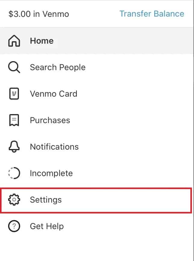 Choose Settings