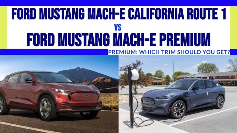 Ford Mustang Mach-E California Route 1 vs. Premium: Which Trim Should You Get?