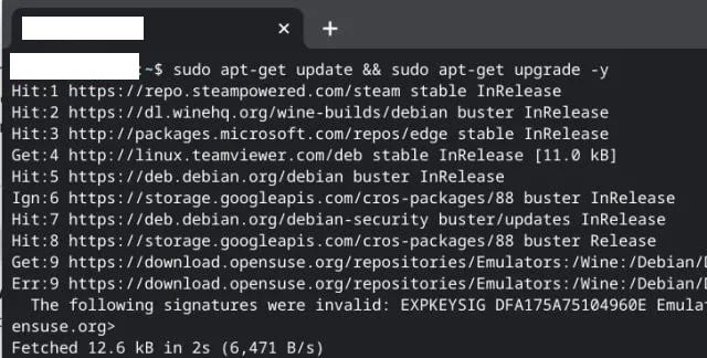 Enter the Command in Linux Terminal