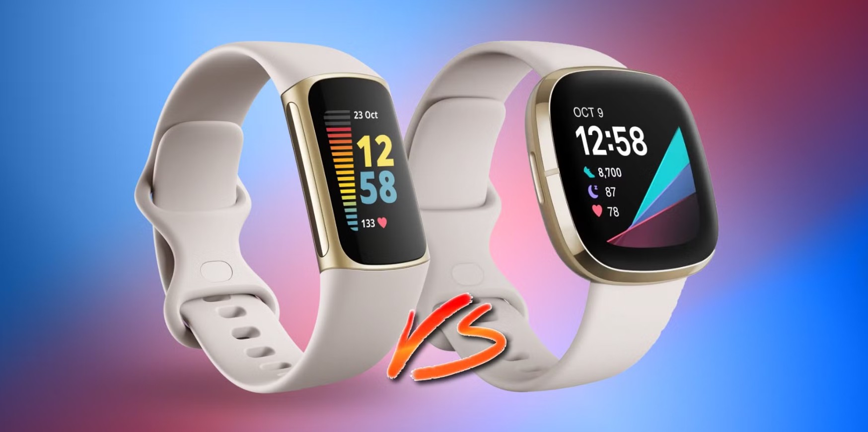 Fitbit Charge 5 vs. Sense