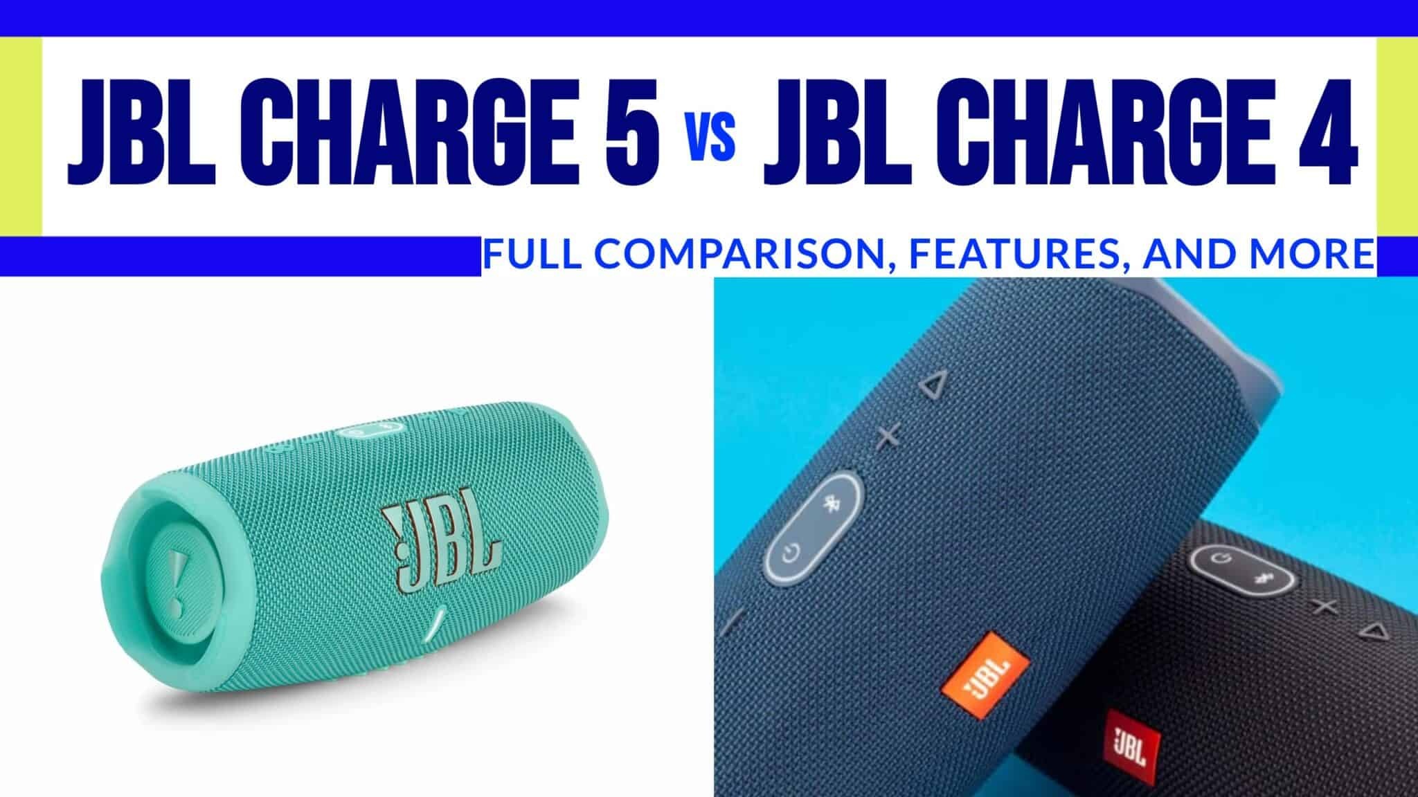 JBL Charge 5 vs. Charge 4