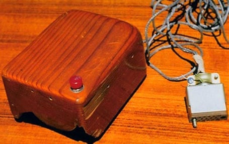 Doug Engelbart's first mouse.