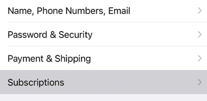 apple subscription