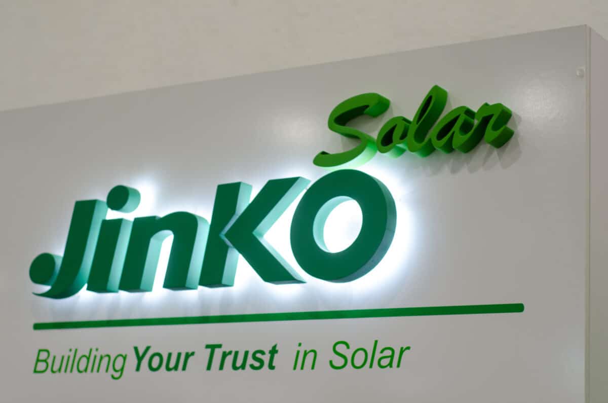 Jinko Solar signboard