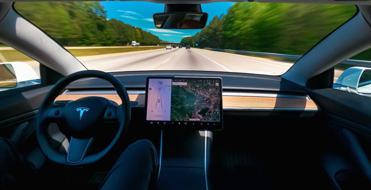 tesla model 3 interior
