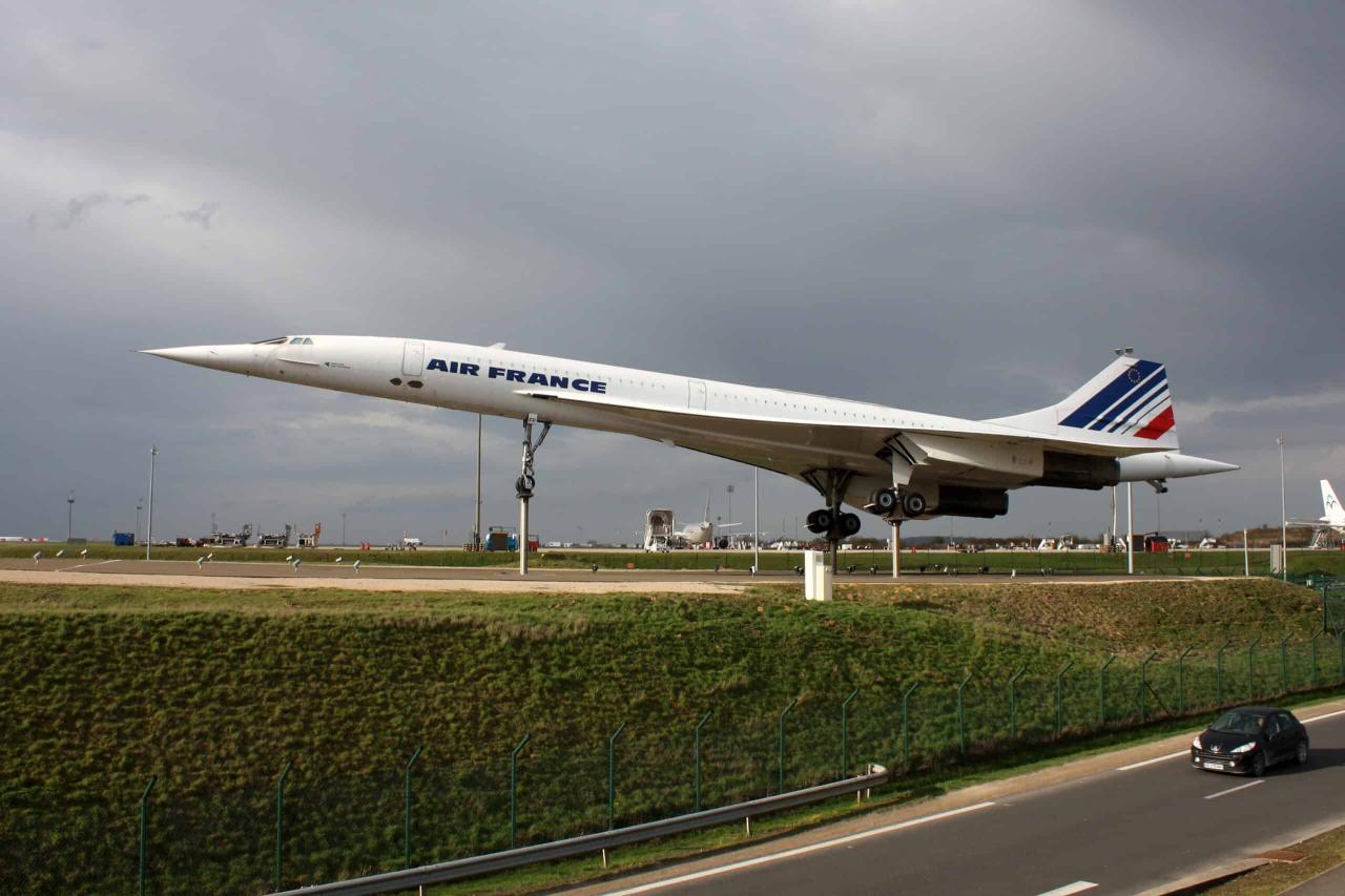 Supersonic Concorde failure