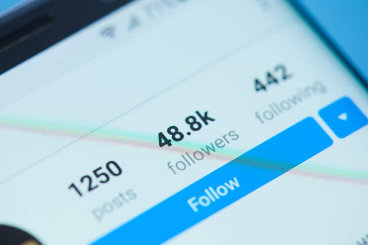 Instagram profile followers