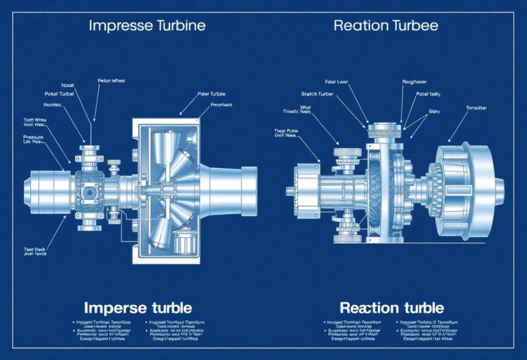 Impulse vs Reaction Turbines: Harnessing the Power of Flowing Fluids