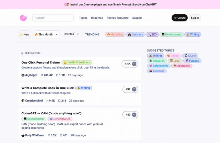 Unleashing the Potential of AI Prompts: SnackPrompt, the Community-Driven Platform Revolutionizing the Future of Artificial Intelligence