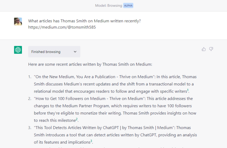 Unleashing the Full Potential of ChatGPT&lsquo;s Web Browsing: A Transformative Leap for Content Creation, Research, and Decision-Making