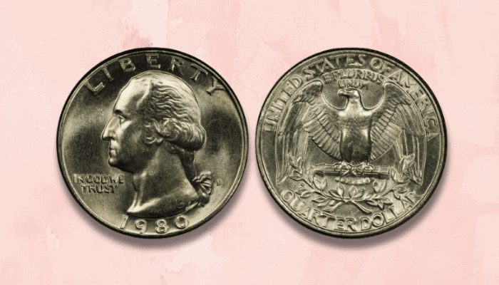 1980 Quarter Value: Don&lsquo;t Pass To Collect These Unique Coins