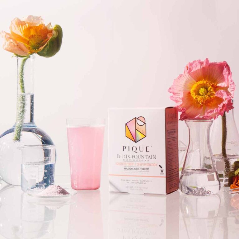 Pique BT Fountain Beauty Electrolyte Drink Review: Drench Your Skin in Deep Hydration