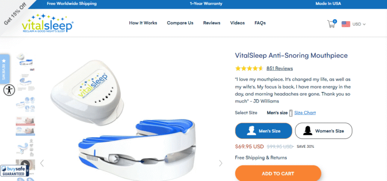 VitalSleep Review: My Experience with This Top-Rated Anti-Snoring Mouthpiece